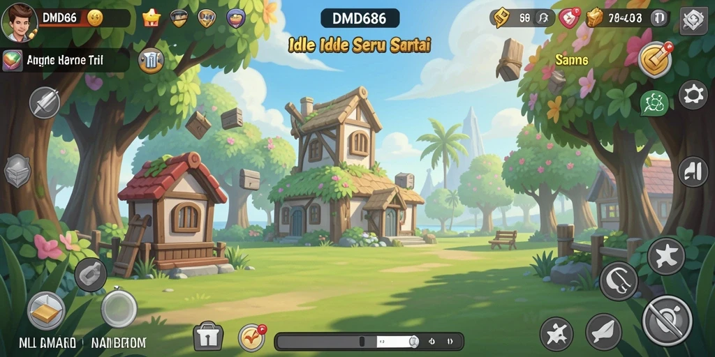 Tampilan menarik dari gameplay DMD686 yang seru.