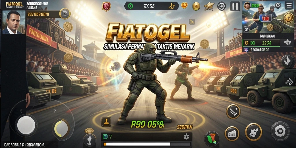 Tampilan gameplay menarik dari FIATOGEL dengan simulasi yang mendalam.
