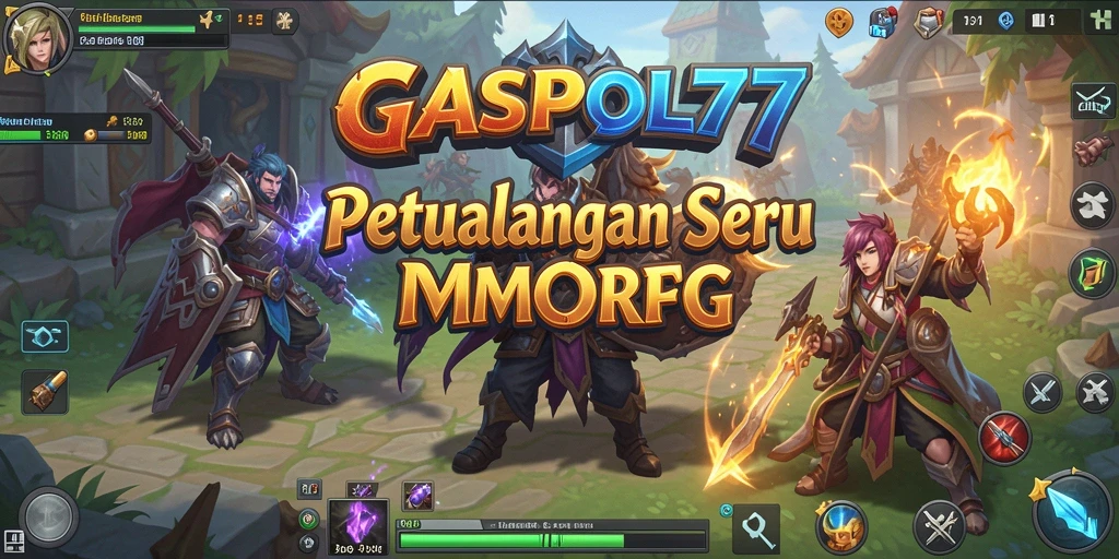 Screenshot gameplay GASPOL77 menampilkan aksi seru MMORPG yang memikat.