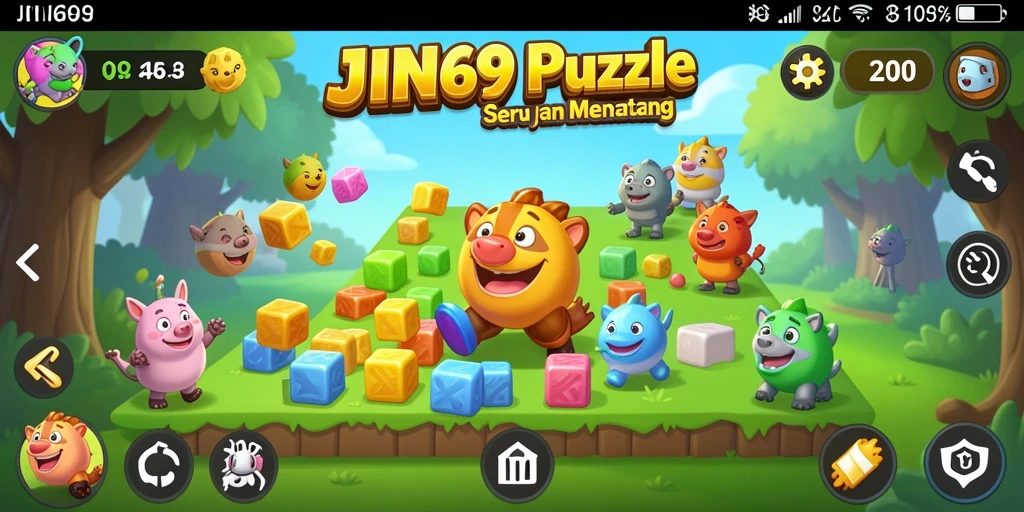 Tampilan gameplay JIN69 yang penuh tantangan dan keseruan.