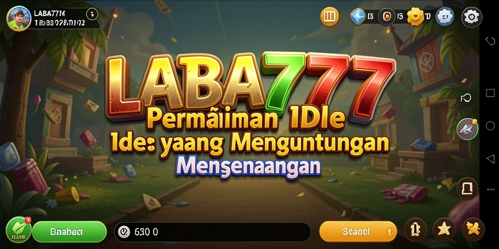 Tangkapan layar gameplay LABA777 yang menunjukkan elemen Idle yang menarik.