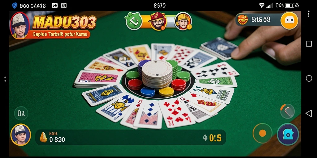 Tampilan menarik dari game Gaple yang mengasyikkan.