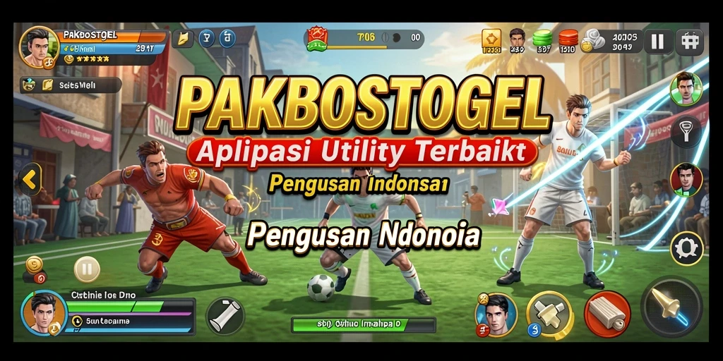 Tampilan aplikasi PAKBOSTOGEL dengan fitur Utility yang lengkap.