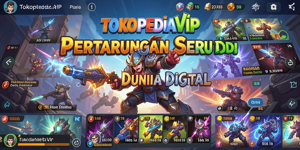 Gameplay seru dengan pertarungan karakter unik