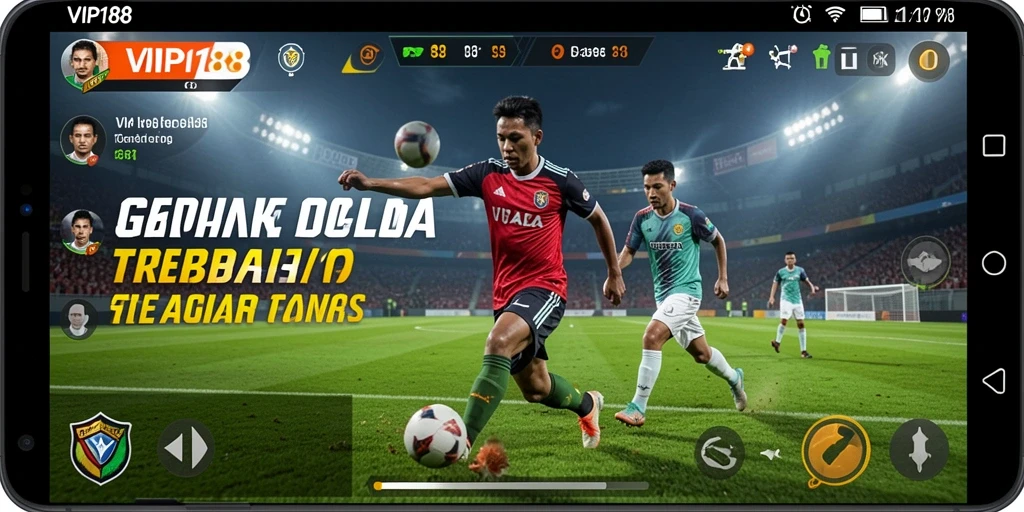 Gameplay menarik dalam aplikasi VIP188 yang menghadirkan sepak bola seru.