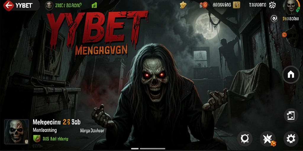 Tampilan gameplay YYBET yang menakutkan dan penuh misteri.
